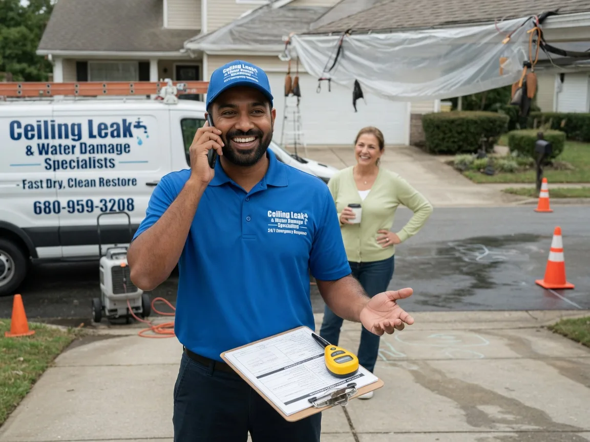 Ceiling Leak Cleanup Newton, NH FAQs